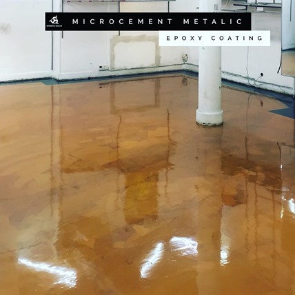 Microcement med epoxycoating